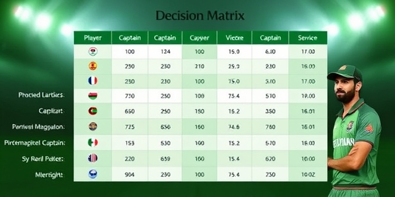 51Game India captain decision matrix